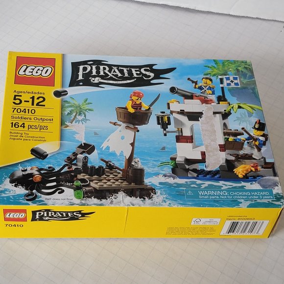 Lego | Toys | New Lego Pirates 740 Boat Raft Canon Weapons Island ...